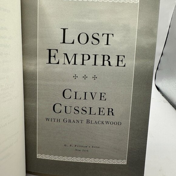 Clive Cussler & Grant Blackwood "Lost Empire" Hardcover Book - Picture 4 of 5